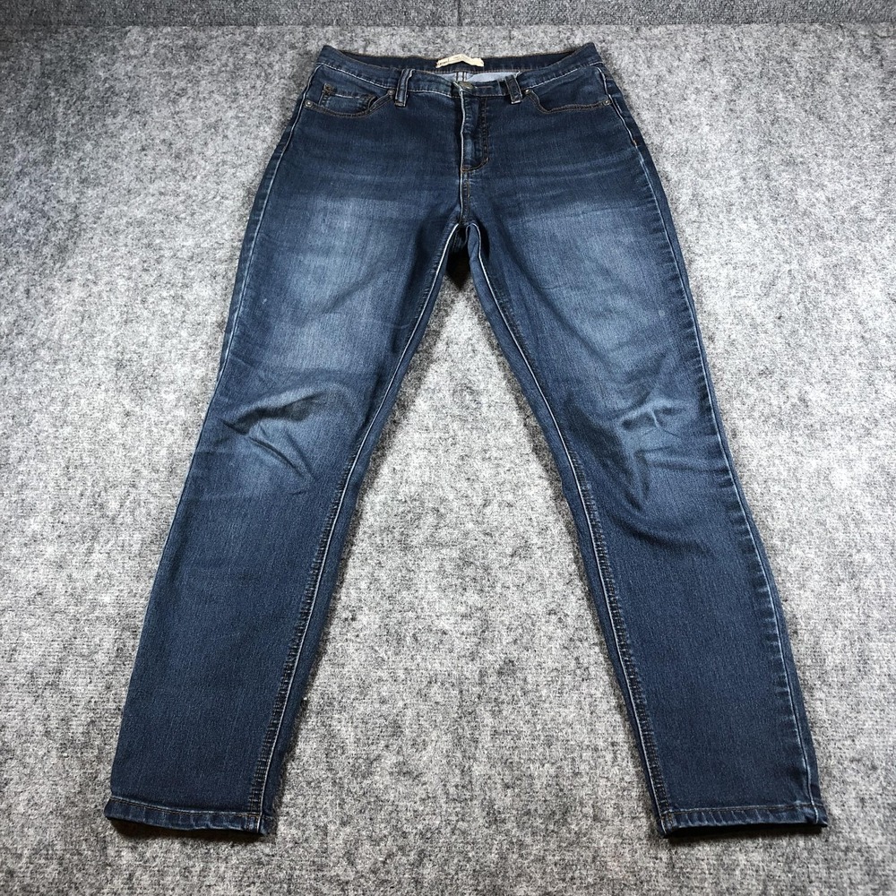 Free People Jeans‎ Womens 28 Blue Skinny Stretch Denim Mid Rise 5-Pocket Zip Fly